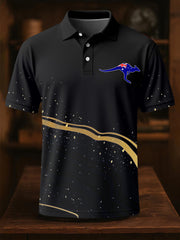 Men's Australian Flag Kangaroo Print Casual Top