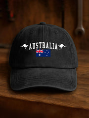 Unisex Australia Patriotic Printed Hats