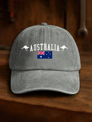 Unisex Australia Patriotic Printed Hats