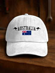 Unisex Australia Patriotic Printed Hats