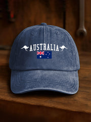 Unisex Australia Patriotic Printed Hats