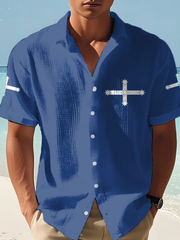 Men's AU Eukera Flag Printed Shirt