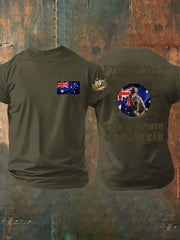 Men's PTSD Awareness Veteran Printed T-shirt