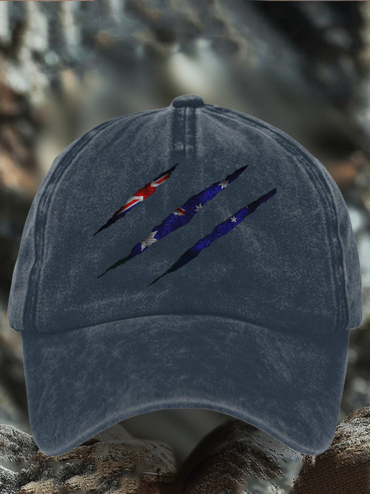 Unisex AU Flag Printed Hat