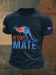 Men's Australia Patriotic Printed T-shirt