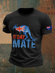Men's Australia Patriotic Printed T-shirt