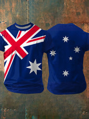 Men's Australia Patriotic Printed T-shirt