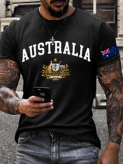 Men's Australia Print short sleeves t-shirt