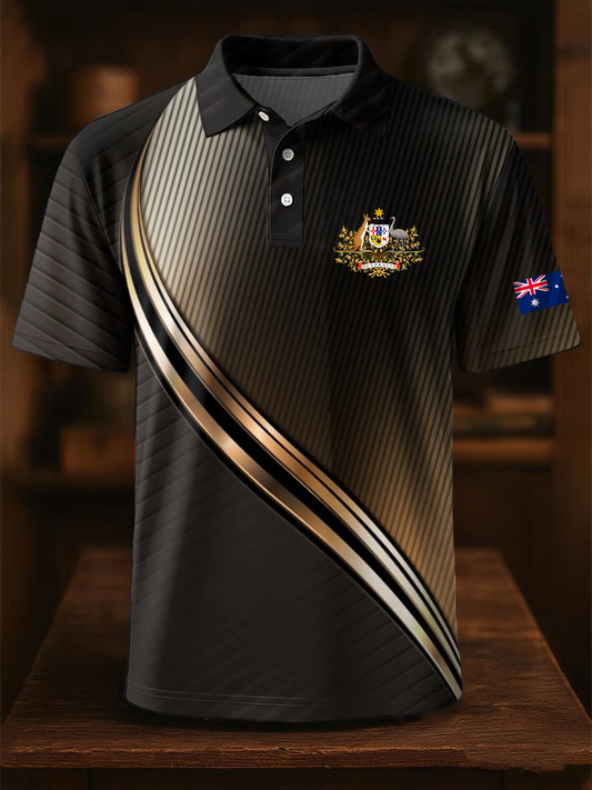 Men's Australian Business Style short sleeve shirt