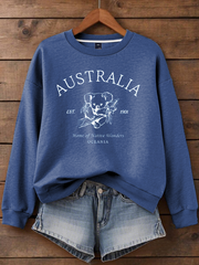Women's Australia Koala Printed Regular Sweatshirt
