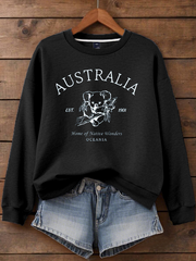 Women's Australia Koala Printed Regular Sweatshirt