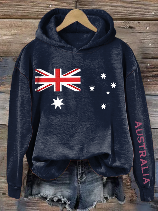 Women's Australia Printed Regular Sweatshirt