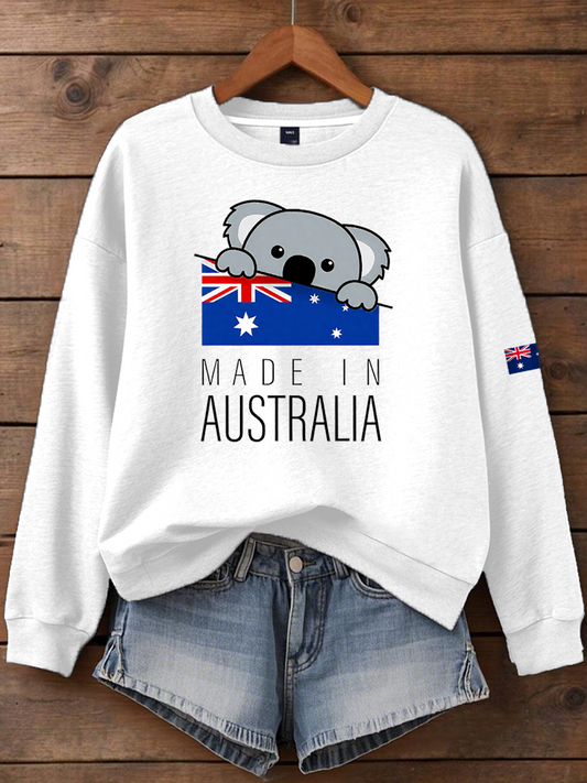 Women's Australia Koala Printed Regular Sweatshirt