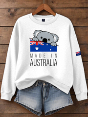 Women's Australia Koala Printed Regular Sweatshirt