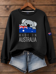 Women's Australia Koala Printed Regular Sweatshirt