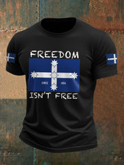 Men's AU Aussie Eereka Flag Printed T-shirt
