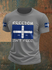 Men's AU Aussie Eereka Flag Printed T-shirt