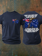 Men's Australia Veteran imitation cotton short-sleeved T-shirt