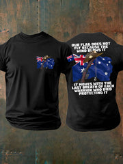 Men's Australia Veteran imitation cotton short-sleeved T-shirt